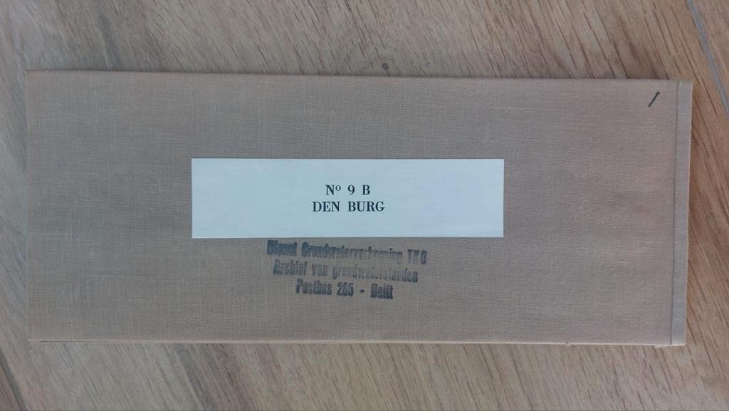 9B Den Burg Texel De Koog De Waal  Stafkaart uit 1971, Boeken, Topografische Dienst Nederland, Ophalen of Verzenden, 1800 tot 2000