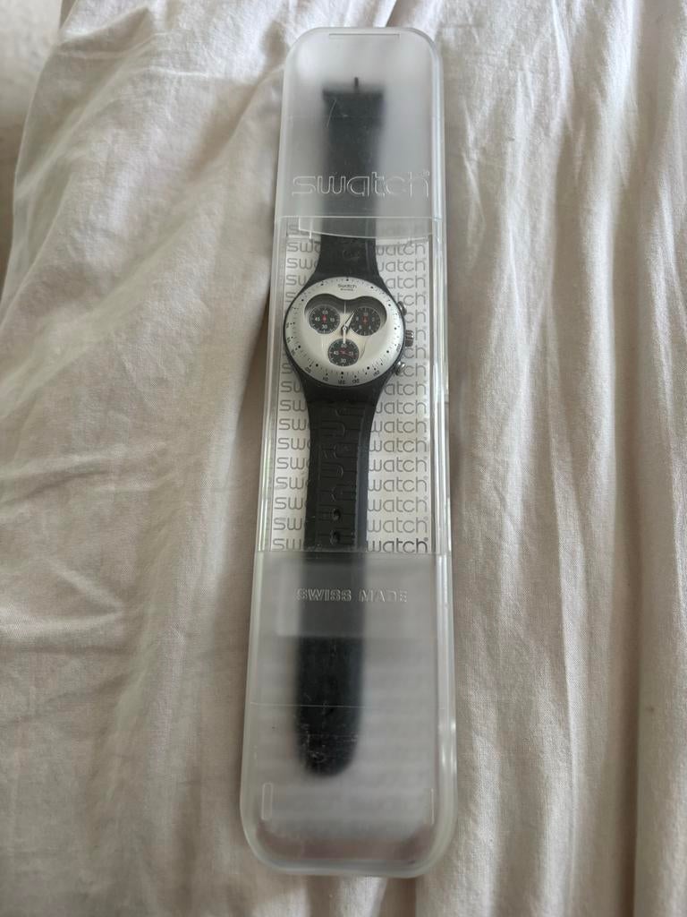 Swatch Irony Chrono Side Effect YCB1000 Polshorloge, Staal, Polshorloge, Swatch, Nieuw
