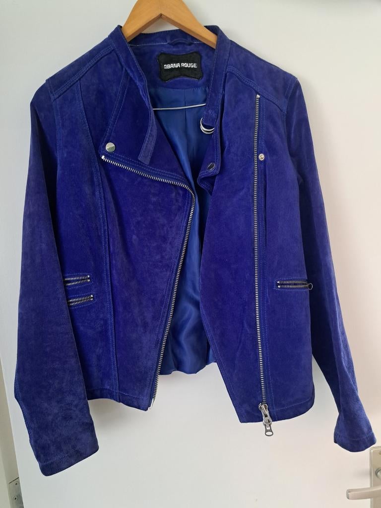 Nieuwe suède jas maat S, Kleding | Dames, Ophalen of Verzenden, Nieuw, Maat 38/40 (M), Zwart