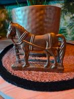 Vintage Messing Brievenrek / Servethouder Paard 1950-1960, Ophalen of Verzenden