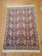 Handgeknoopt perzisch tapijt nain met zijde 122x88, Info@SlatsAntiek.nl, 100 tot 150 cm, Perzisch, Vof Slats Antiek