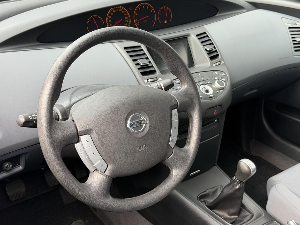 Nissan Primera 1.8 Visia | Clima | Elek ramen | N.A.P., Voorwielaandrijving, Stof, Zwart, 4 cilinders