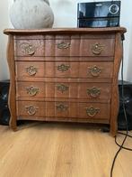 Vintage ladekastje commode Queen Ann Louis XV, Zo goed als nieuw, 3 of 4 laden, Minder dan 100 cm, 25 tot 50 cm