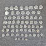 66 pegels diamant roosjes bloemen onderdelen kroonluchter, Ophalen of Verzenden, Gebruikt, Glas