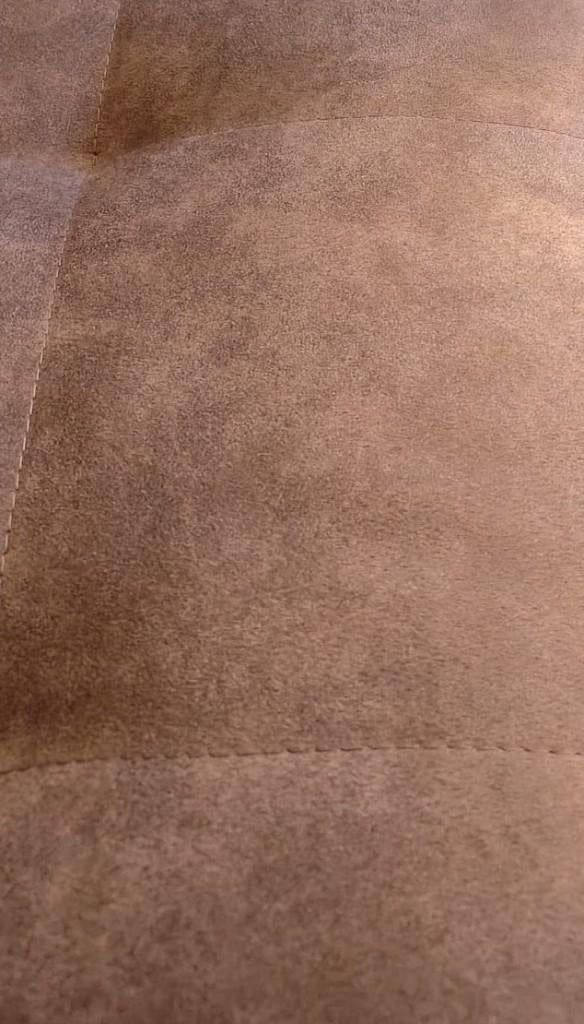 2 grote hockers 90x45 cm taupe/licht bruin, Vierkant, Zo goed als nieuw, 75 tot 100 cm, 75 tot 100 cm