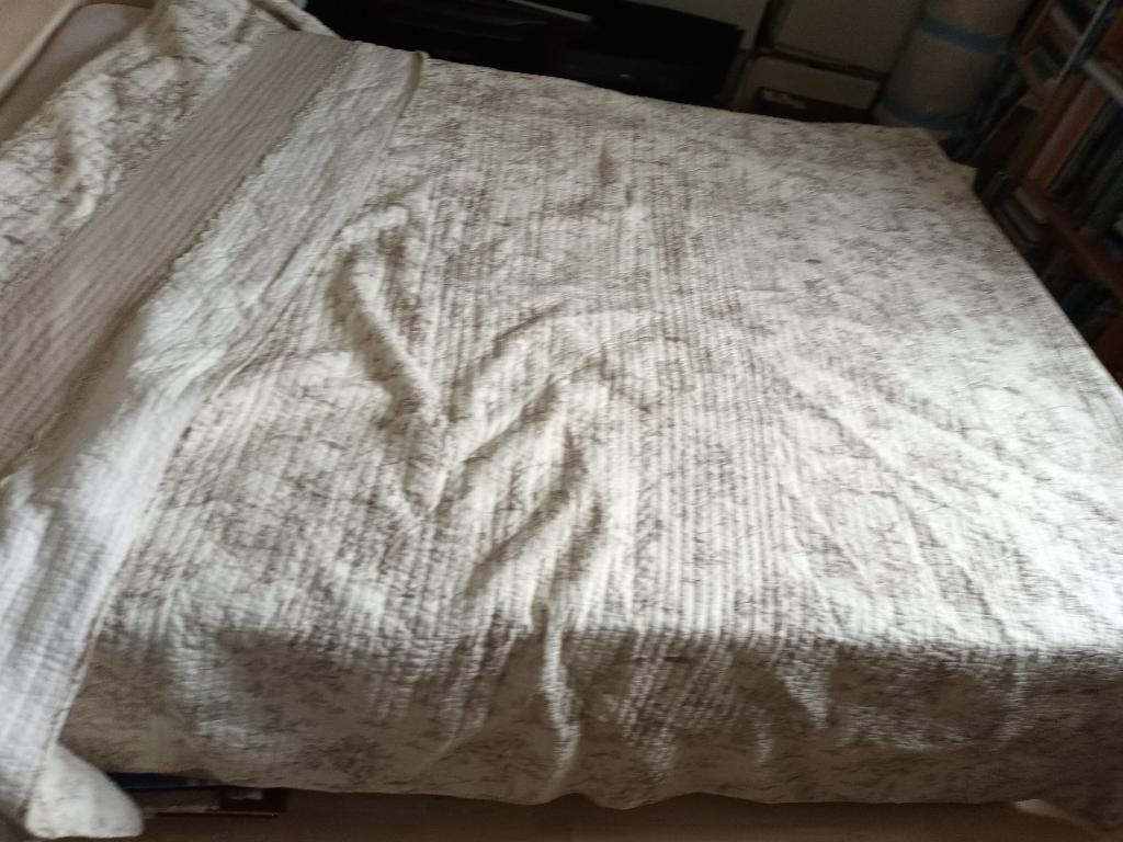 Zeer grote sprei foulard Clayre & Eef 275-263cm bloemen, Ophalen of Verzenden, Zo goed als nieuw