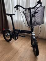 elektrische vouwfiets e-bike 16 inch zwart +/- 60km bereik, Ophalen of Verzenden, Zo goed als nieuw, 16 tot 18 inch