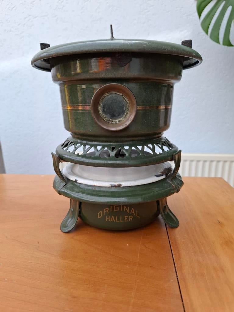 Antieke Original Haller Petroleum Kachel / Kooktoestel, Ophalen