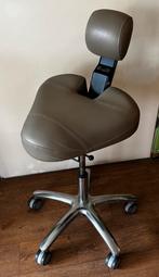 BQE ergonomische stoel/zadelkruk, Ophalen, Info@bqergonomics.nl, Bruin, Zo goed als nieuw