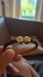 L.v. armband, bruin leder 18 cm., Ophalen of Verzenden, Zo goed als nieuw, Bruin, Leer