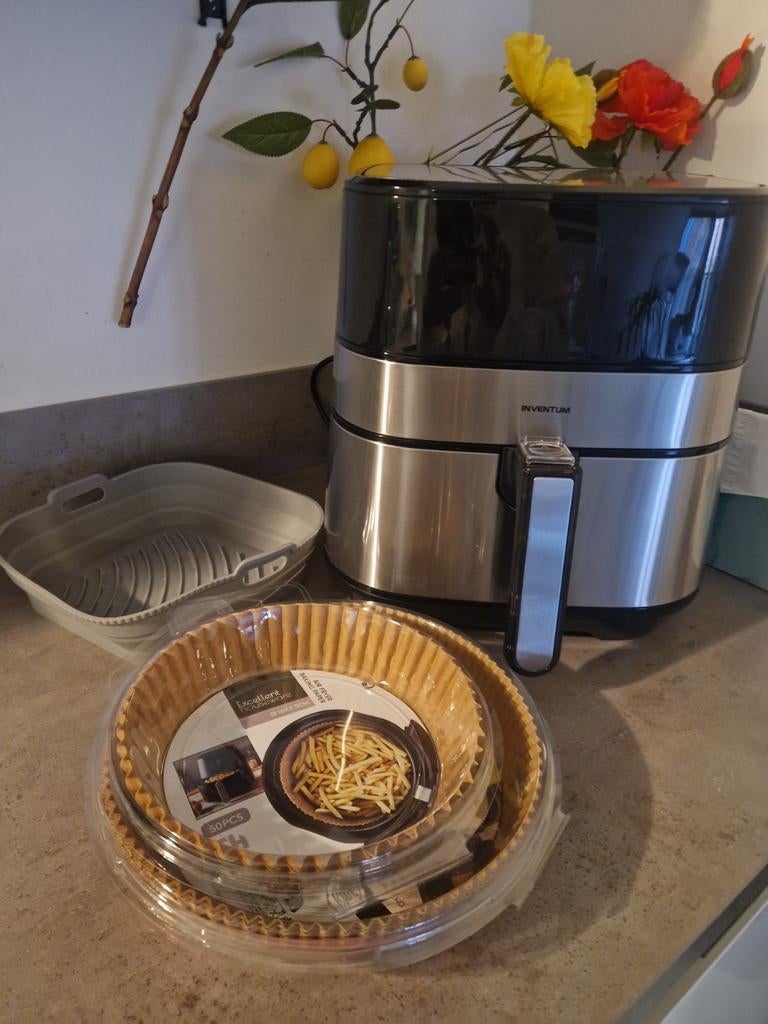Inventum airfryer - Zo goed als nieuw, Ophalen of Verzenden, Zo goed als nieuw, Airfryer