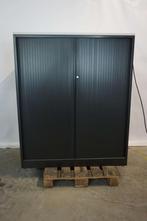 Zwarte archiefkast roldeurkast kantoorkast dossierkast, Niet ingevuld, Gebruikt, 100 tot 150 cm, 100 tot 150 cm