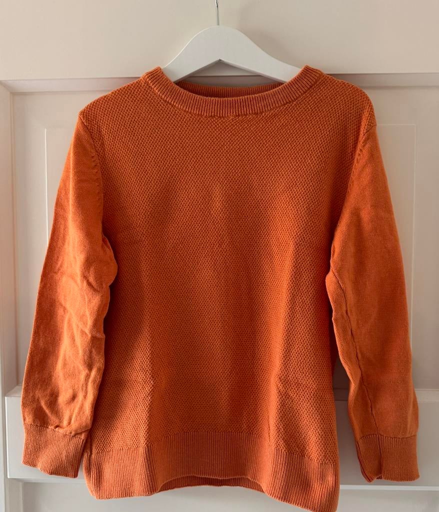 Oranje trui C&A maat 116, Ophalen of Verzenden, Zo goed als nieuw, Jongen of Meisje, Trui of Vest