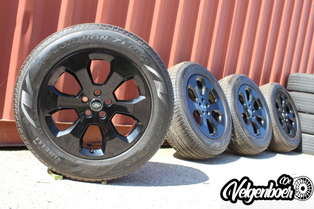 Land Rover Defender velgen + Pirelli all season | 20 inch!, Auto-onderdelen, Banden en Velgen, Land Rover, Gebruikt, 255 mm, Banden en Velgen