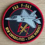 F-041 delivery patch 312 Squadron Volkel (origineel via Sqn), Ophalen of Verzenden, Nieuw, Patch, Badge of Embleem