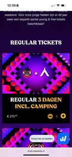 2 tickets Paaspop inclusief campingplaats 3 t/m 5 april 2026, Tickets en Kaartjes, Twee personen
