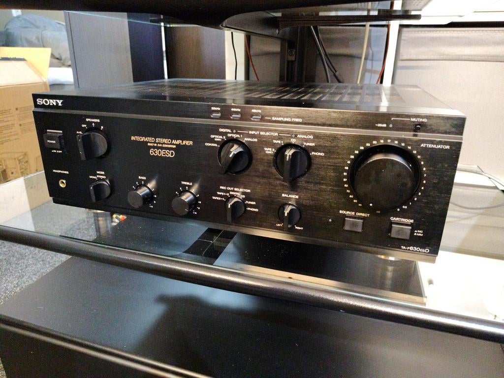 Sony TA-630ESD ES Versterker – Geserviced, Ophalen, Gebruikt, 60 tot 120 watt, Sony