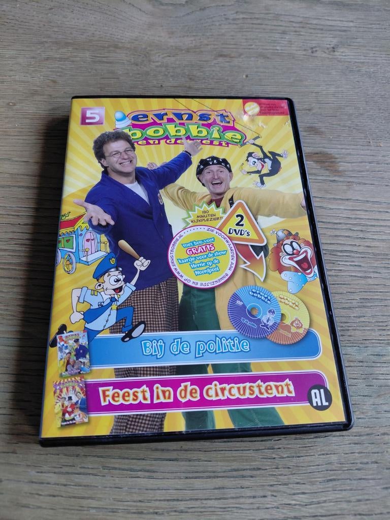 Ernst Bobbie En De Rest - Politie & Feest In De Circustent, Cd's en Dvd's, Dvd's | Kinderen en Jeugd, Gebruikt, Tv fictie, Avontuur