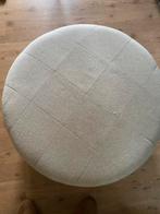 Oosterse salontafel poef - Rond en stijlvol, Gebruikt, Rond, Ophalen of Verzenden, Metaal