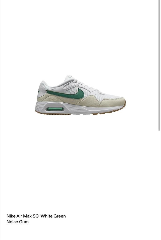 Nike air max SC green summit white noise gum EU45.5, Kleding | Heren, Schoenen, Verzenden, Nieuw