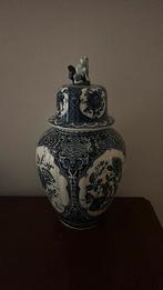 Prachtige antieke Delfts blauw vaas boch, Antiek en Kunst, Ophalen