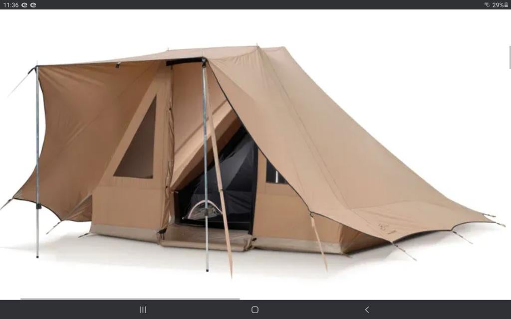 Stormtent De Wit Orlando 4 personen, Caravans en Kamperen, Tenten, Ophalen, Zo goed als nieuw, Tot en met 4