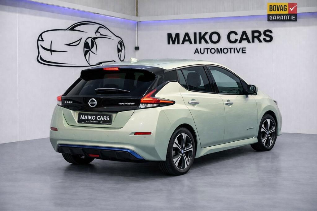 Nissan LEAF 2.ZERO EDITION 40 kWh|LEER|360 CAMER|NL AUTO &NA, Gebruikt, Zwart, 150 pk, 378 km