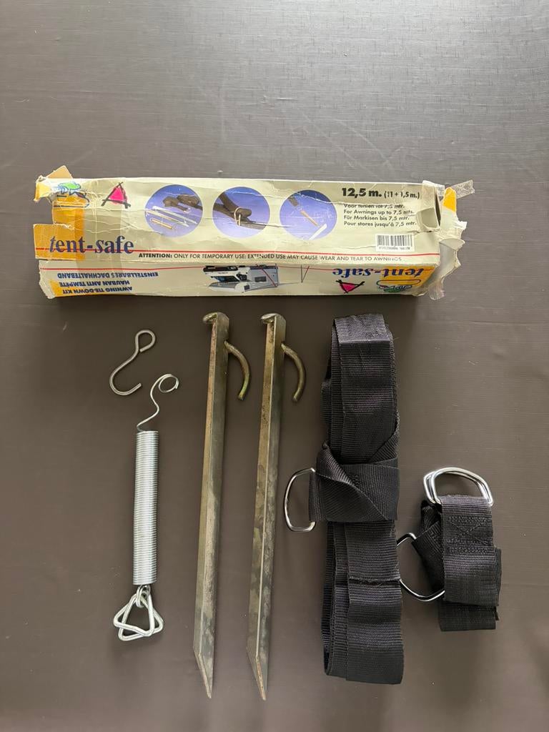 Tent-safe haring- en spannerkit, Ophalen of Verzenden, Zo goed als nieuw