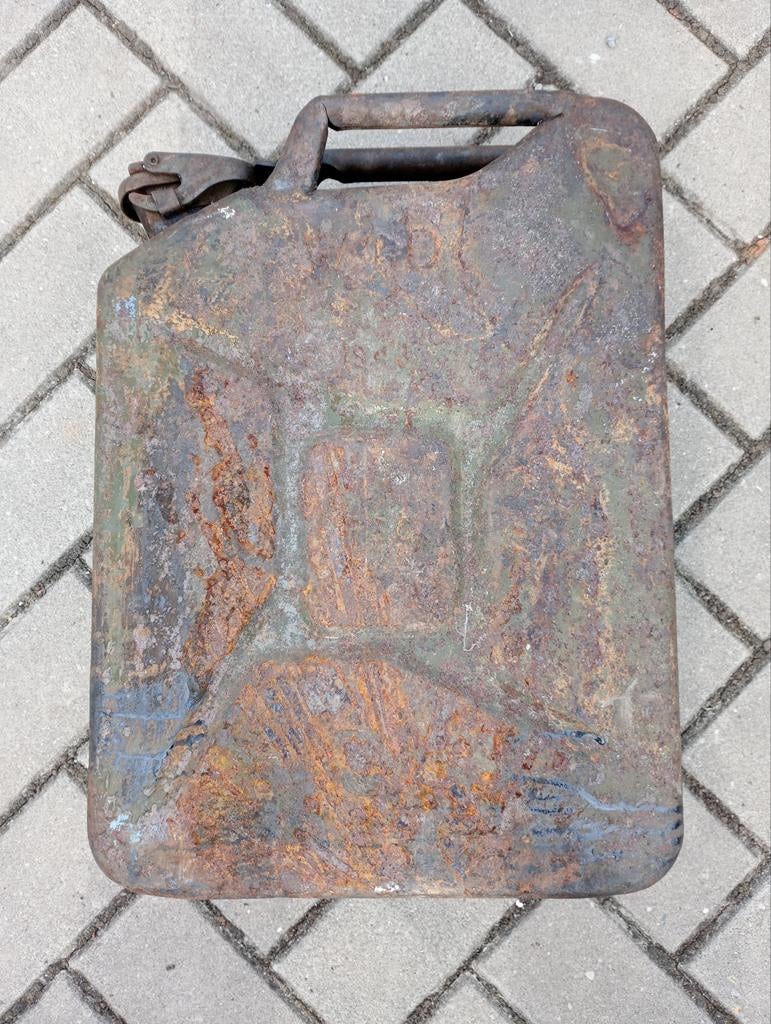 Wo2 britse jerrycan geen gaten uit 1943, Ophalen of Verzenden, Landmacht, Engeland