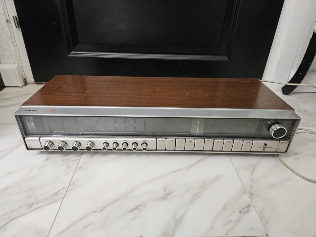 Vintage Philips 702 Radio - Klassieke Transistorradio, Audio, Tv en Foto, Radio's, Ophalen of Verzenden, Gebruikt, Transistorradio