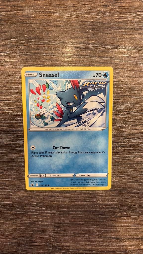 CRE Sneasel 030/198, Ophalen of Verzenden, Zo goed als nieuw