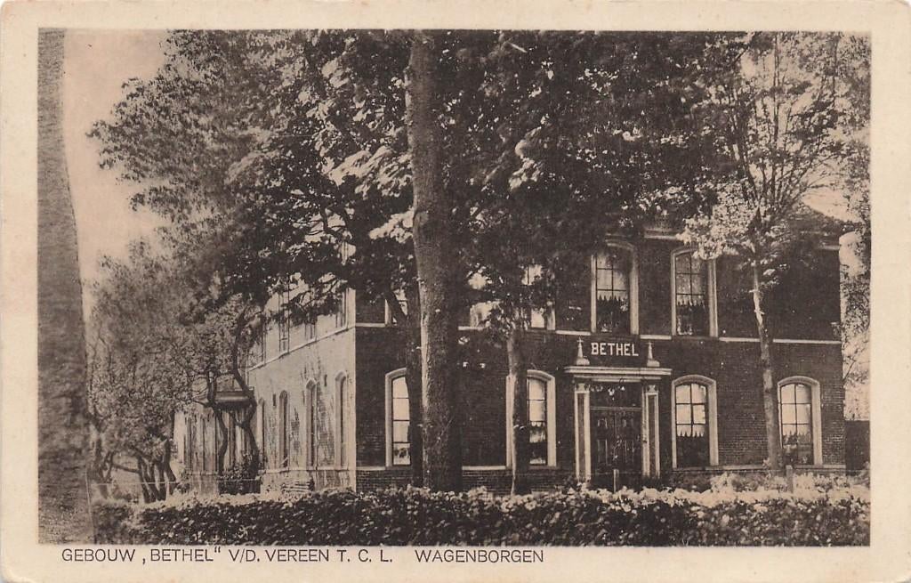JN926 Wagenborgen gebouw Bethel ca 1930, Verzenden, 1920 tot 1940, Ongelopen, Groningen