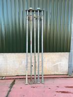 5 Extra Lange Zware Schroefstempels 300/500 cm verzinkt, Ophalen, Gebruikt, Overige typen, 5 meter of hoger