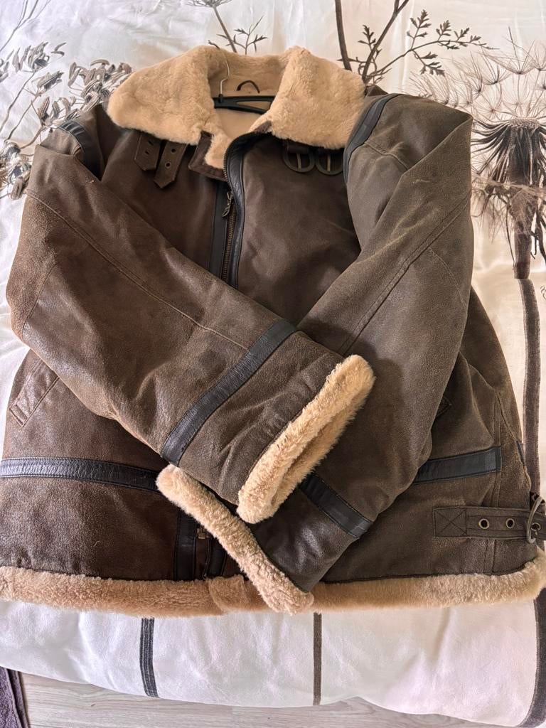 Bomber jack maat 54 (L), Kleding | Heren, Ophalen of Verzenden, Zo goed als nieuw, Maat 52/54 (L), Bruin