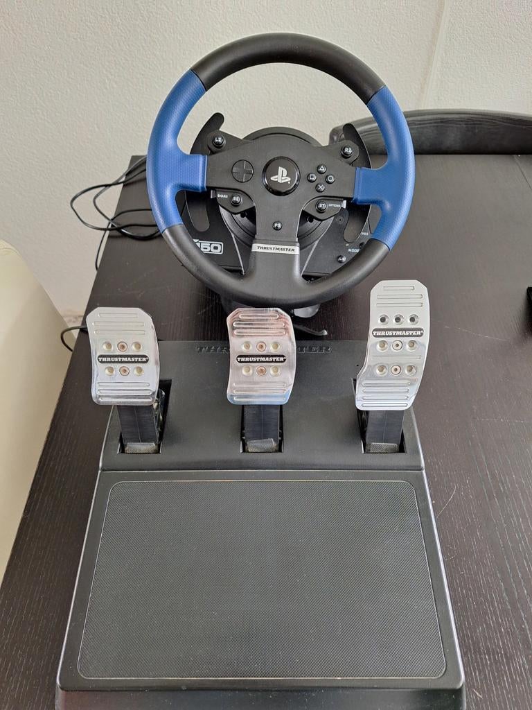 Thrustmaster T150 Pro, racestuur + 3 pedalen, PS4, PS5 en PC, Spelcomputers en Games, Spelcomputers | Sony PlayStation Consoles | Accessoires