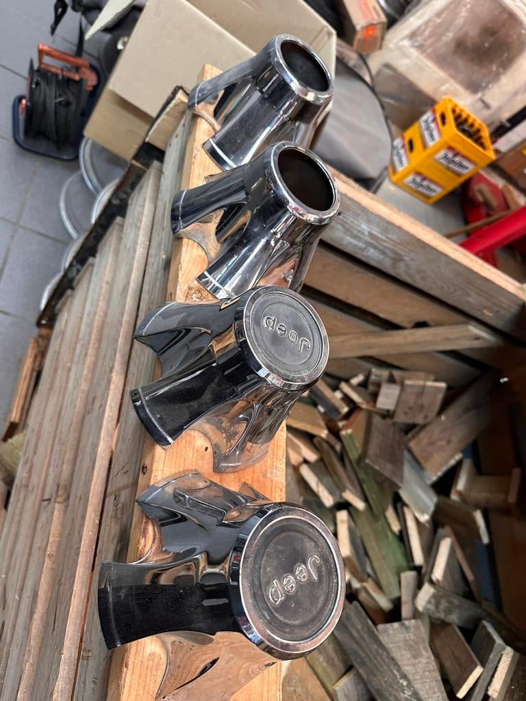 Centercaps voor jeep cj, Auto diversen, Ophalen of Verzenden, Gebruikt