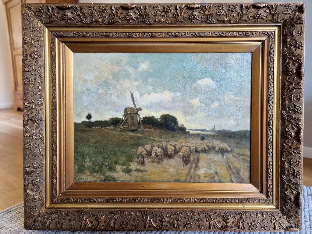 Schilderij gesigneerd 75x95 cm, Ophalen of Verzenden