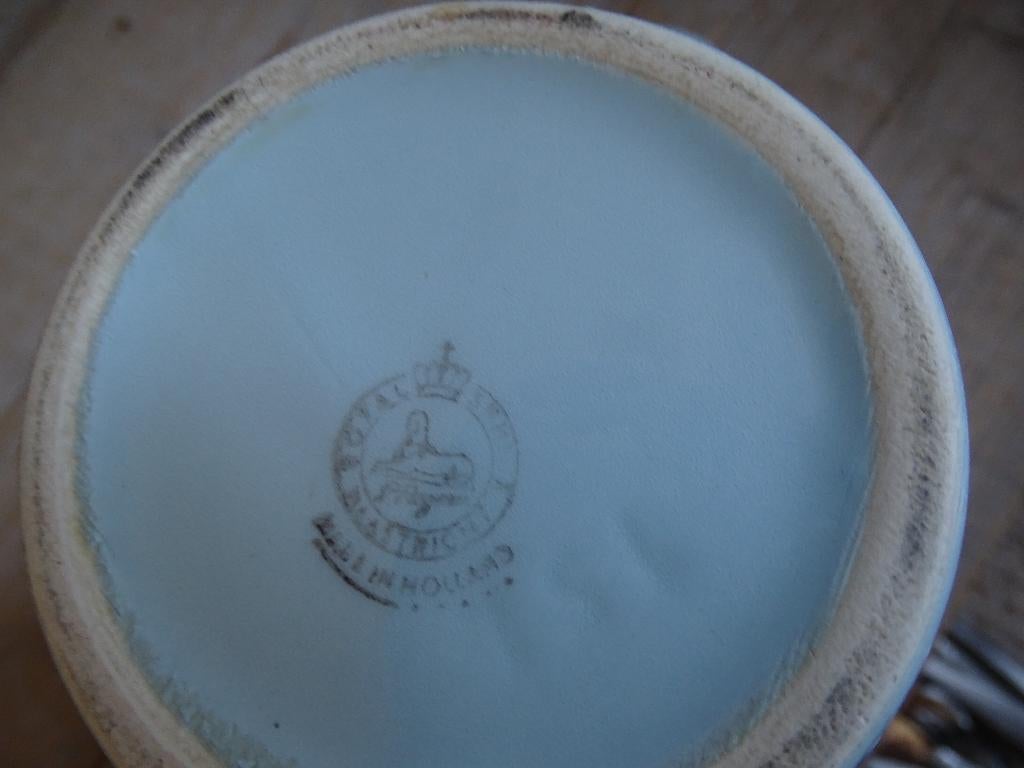 Melk kan, Petrus Regout PASTEL blauw, Ophalen of Verzenden