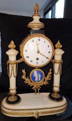 Franse pendule wit marmer, Antiek en Kunst, Antiek | Klokken, Ophalen