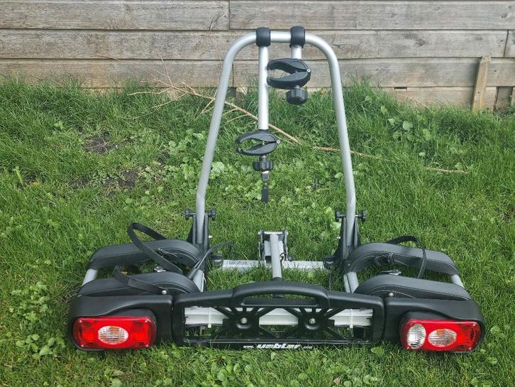 Fietsendrager Uebler Voor 2 E-bike's 90* Kantelbaar, Auto diversen, Fietsendragers, Zo goed als nieuw, Trekhaakdrager, 2 fietsen