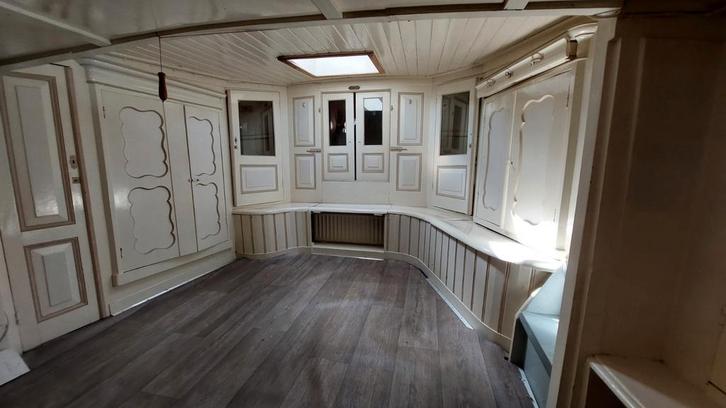 UNIEKE KANS Karakteristieke woonboot tjalk 19.95X3.80 m, Huizen en Kamers, Woonboten te koop, Verkoop zonder makelaar