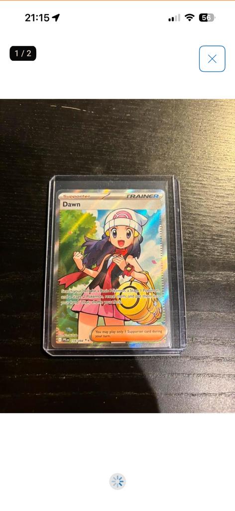 Pokémon Kaarten Full Art Trainers Phantasmal Flames Dawn, Ophalen of Verzenden, Zo goed als nieuw, Meerdere kaarten