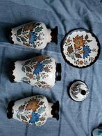 Flora Gouda Plateel vazen en schaal, Ophalen