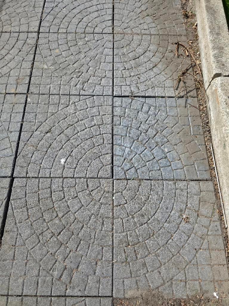 50x50 sier tegels., Tuin en Terras, Tegels en Klinkers, Ophalen, Beton, Terrastegels