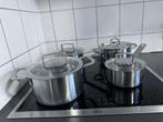 IKEA pannenset, Huis en Inrichting, Keuken | Potten en Pannen, Ophalen, Zo goed als nieuw, Rvs, Pannenset
