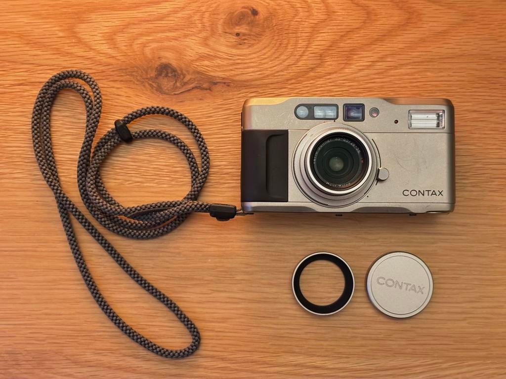Contax TVS Analog Camera, Audio, Tv en Foto, Fotocamera's Analoog, Ophalen of Verzenden, Gebruikt, Compact, Overige Merken