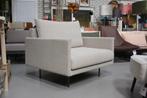 Prachtige fauteuil JAZZ Jess design loveseat beige naturel, Huis en Inrichting, Fauteuils, Ophalen, 75 tot 100 cm, Zo goed als nieuw