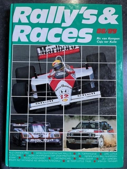 Rally s en Races 88 89 - van Kempe en ter Kuile, Verzenden, Zo goed als nieuw, Overige sporten