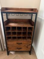 Wijnkast, Ophalen, Zo goed als nieuw, Hout, 75 cm of meer