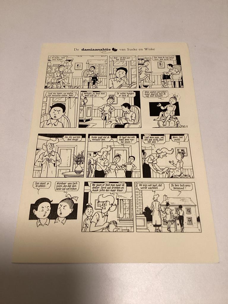 Suske en Wiske: De Damiaanaktie - Zeldzame Leprafonds uitgav, Eén stripboek, Ophalen of Verzenden, Gelezen